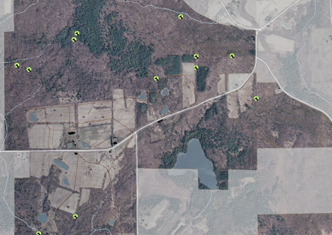 Grouse Ridge Kennels Aerial Map